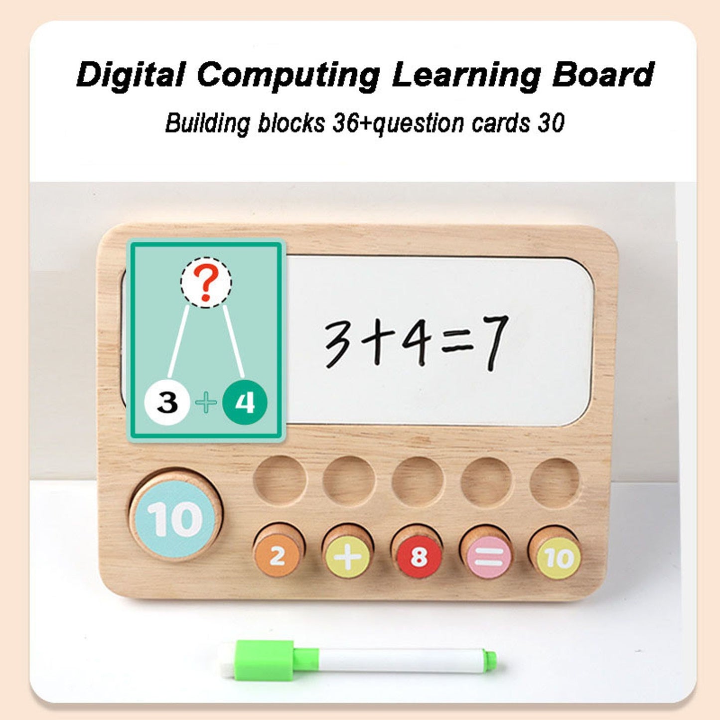 Alphabet & Numbers Recognition Board - Zghartoys