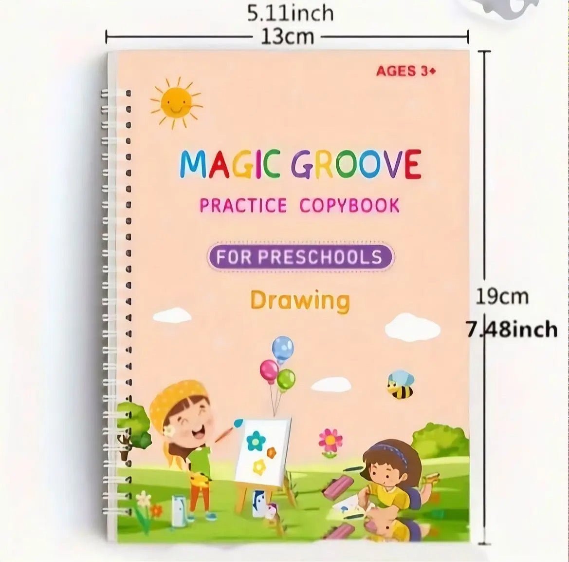 Magic Reusable Handwriting Workbook Set (4 Books) - Zghartoys