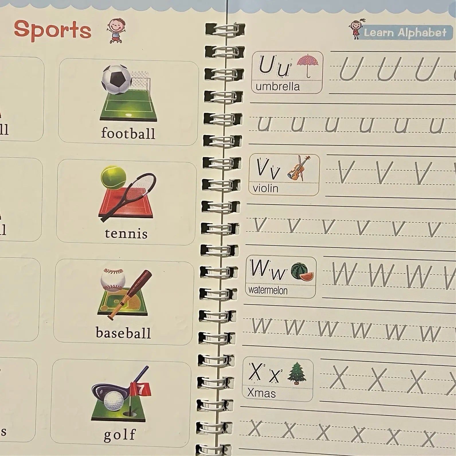 Magic Reusable Handwriting Workbook Set (4 Books) - Zghartoys