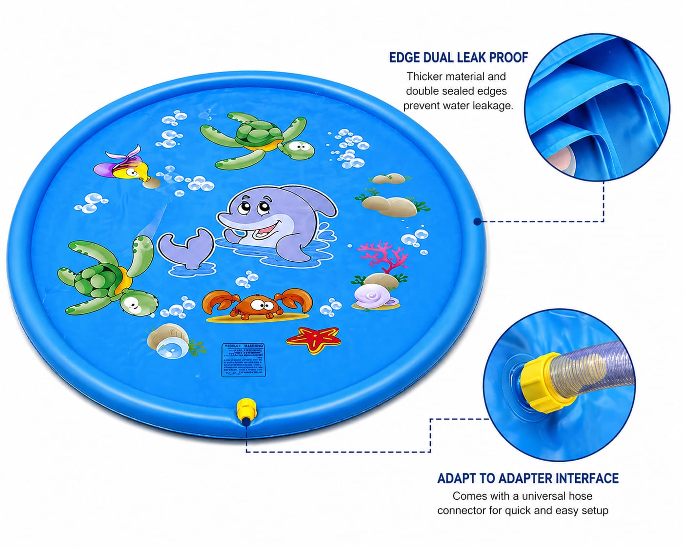 Inflatable Splash Play Mat - Zghartoys