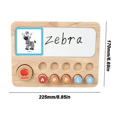 Alphabet & Numbers Recognition Board - Zghartoys